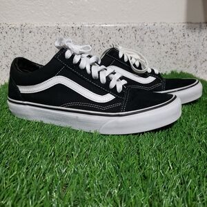 Vans Black and White Old Skool Sneakers
